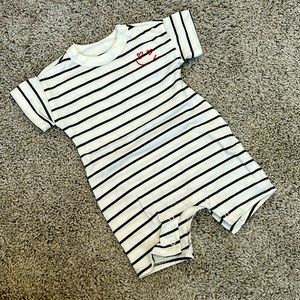 Striped romper
